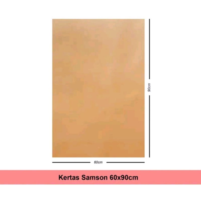 

Kertas Samson 60x90cm | Kertas Bungkus