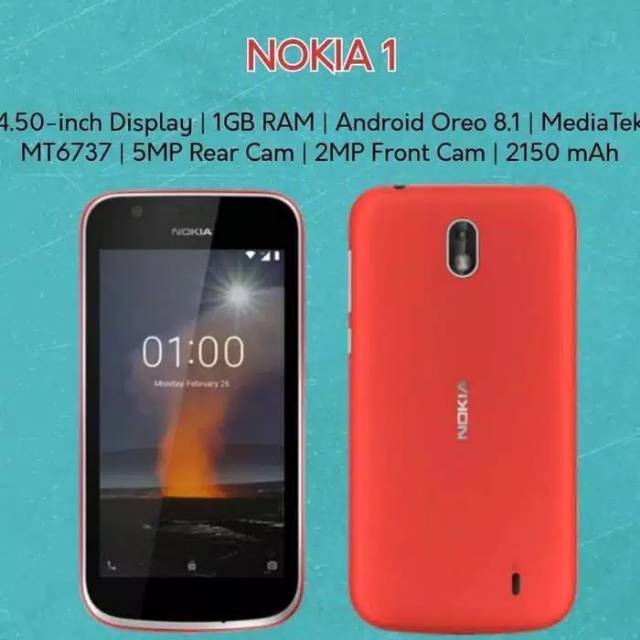 Nokia 1 android garansi resmi