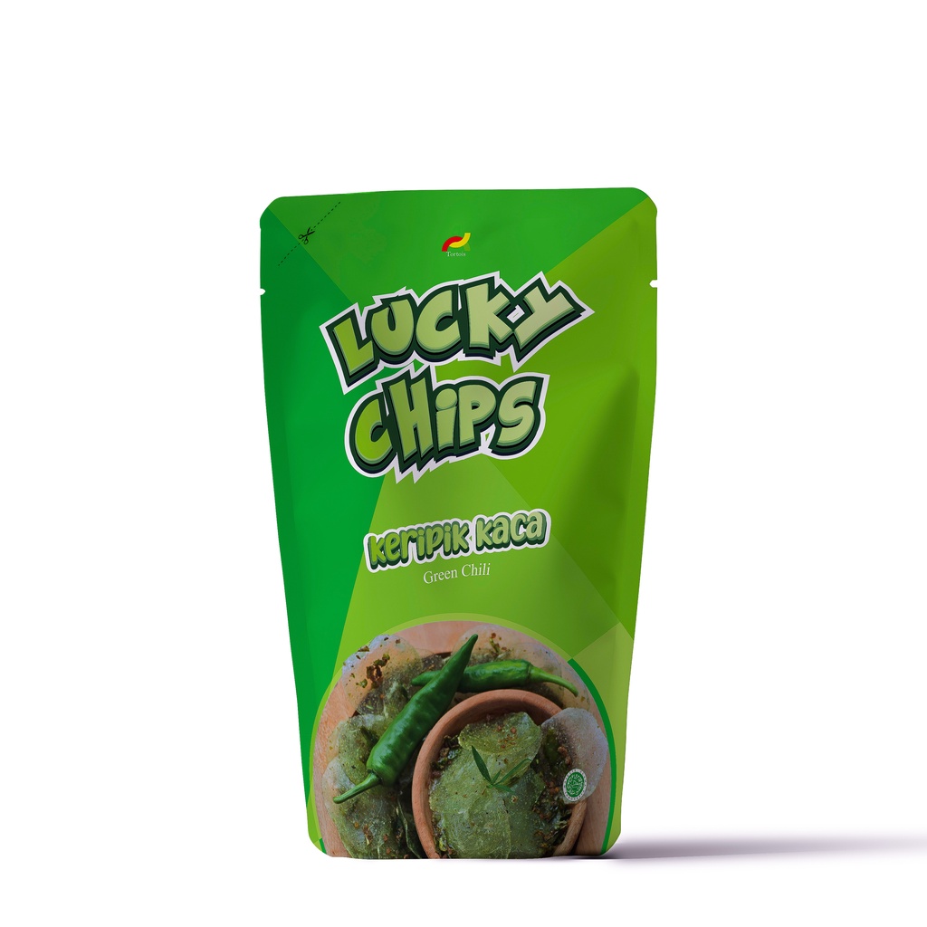 

Keripik Kaca Cabai hijau Lucky Chips Green Chili 100gr