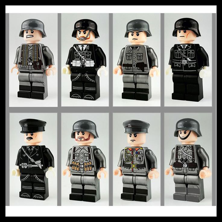 Ss Cavalry Brigade Nazi Horse Army Pasukan Berkuda Minifigure Lego Kw
