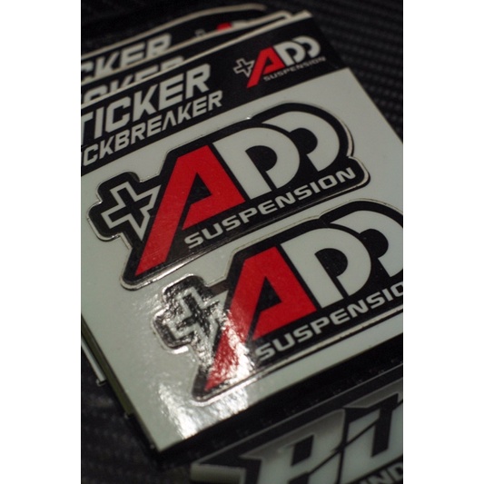 STIKER SHOCK DEPAN/BELAKANG +ADD