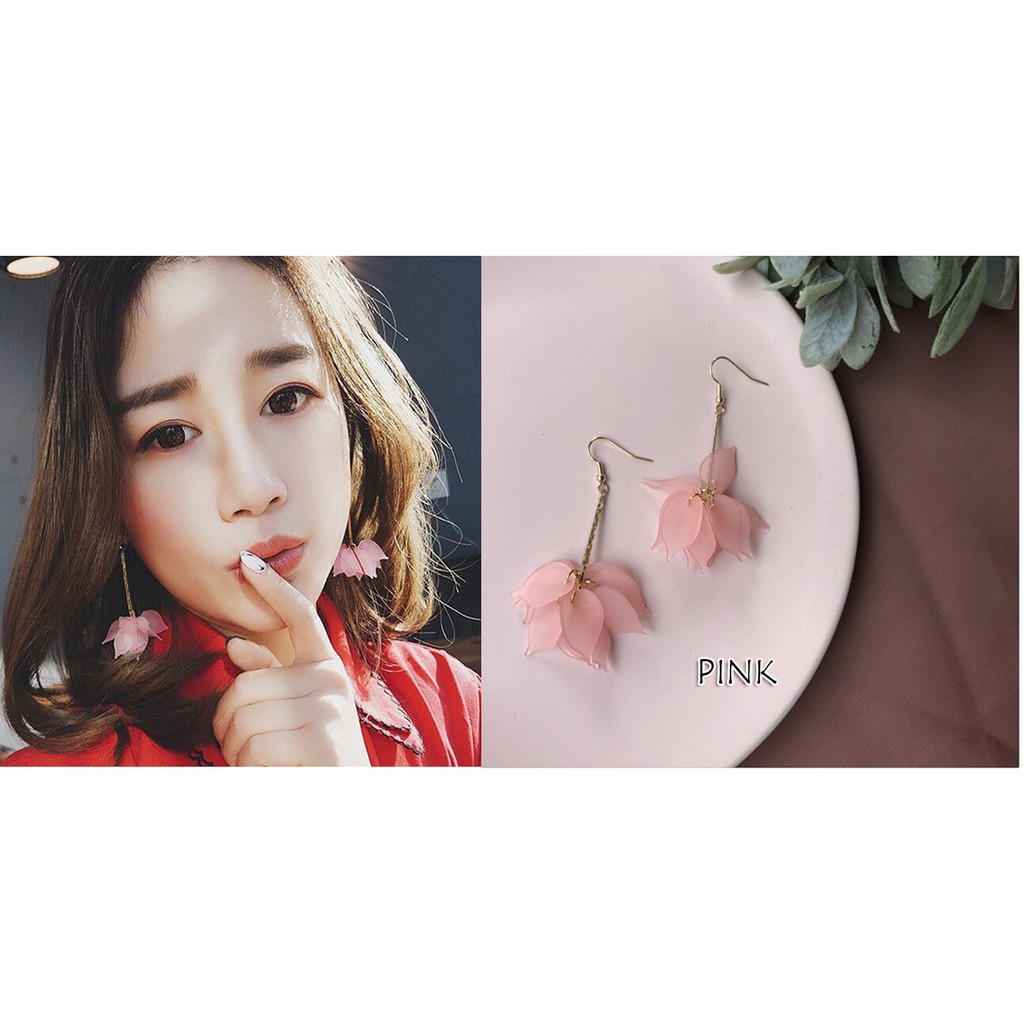 ANTING PANJANG HOOKS WANITA KEKINIAN STYLE KOREA  MODEL DAUN MISS 10