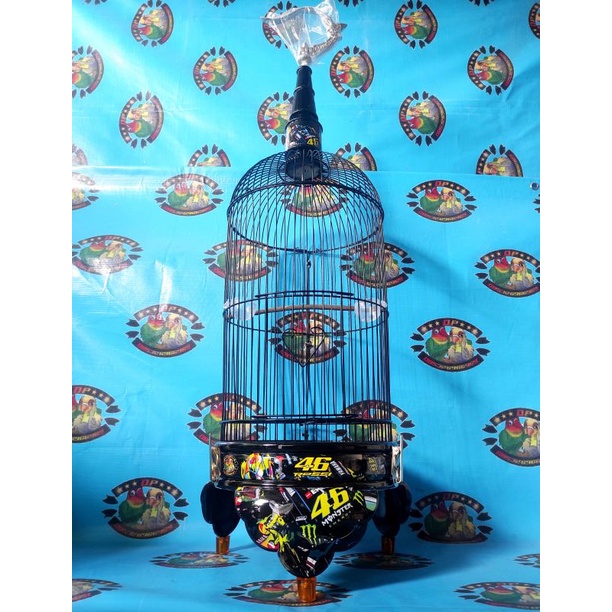 Sangkar Burung pleci helopet,sangkar pvc fullshet bonus krodong,sangkar pleci