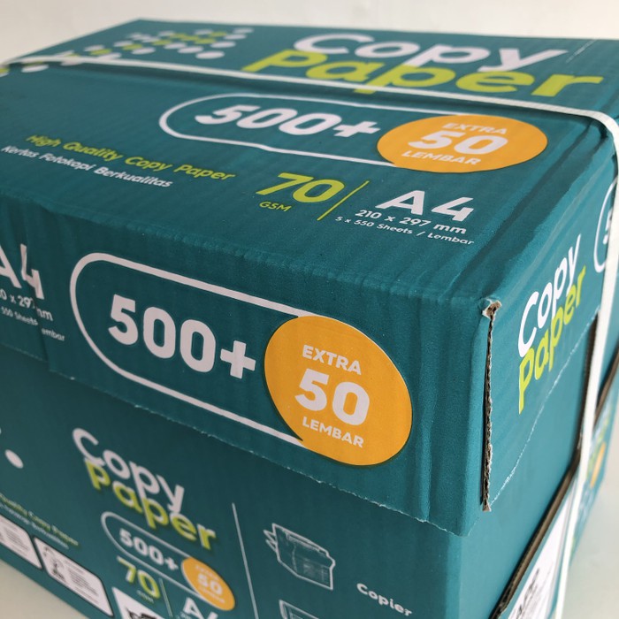 

Langsung Order kertas HVS A4 70 gr Copy Paper [1 box = 5 rim] Diskon
