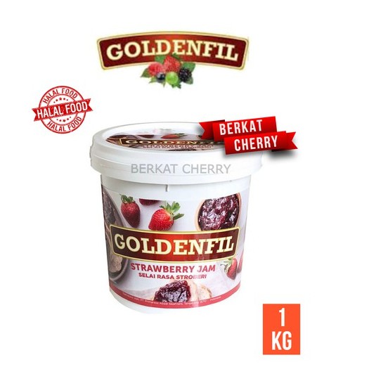 

PROMO GOLDENFIL Selai CRUNCHY STRAWBERRY JAM 1 KG GOLDENFIL