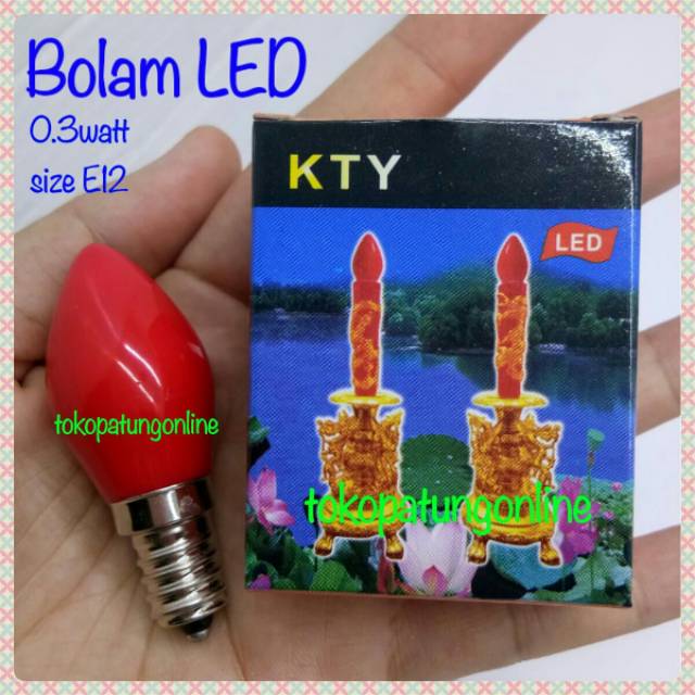 Bohlam Lampu Sembahyang LED E12