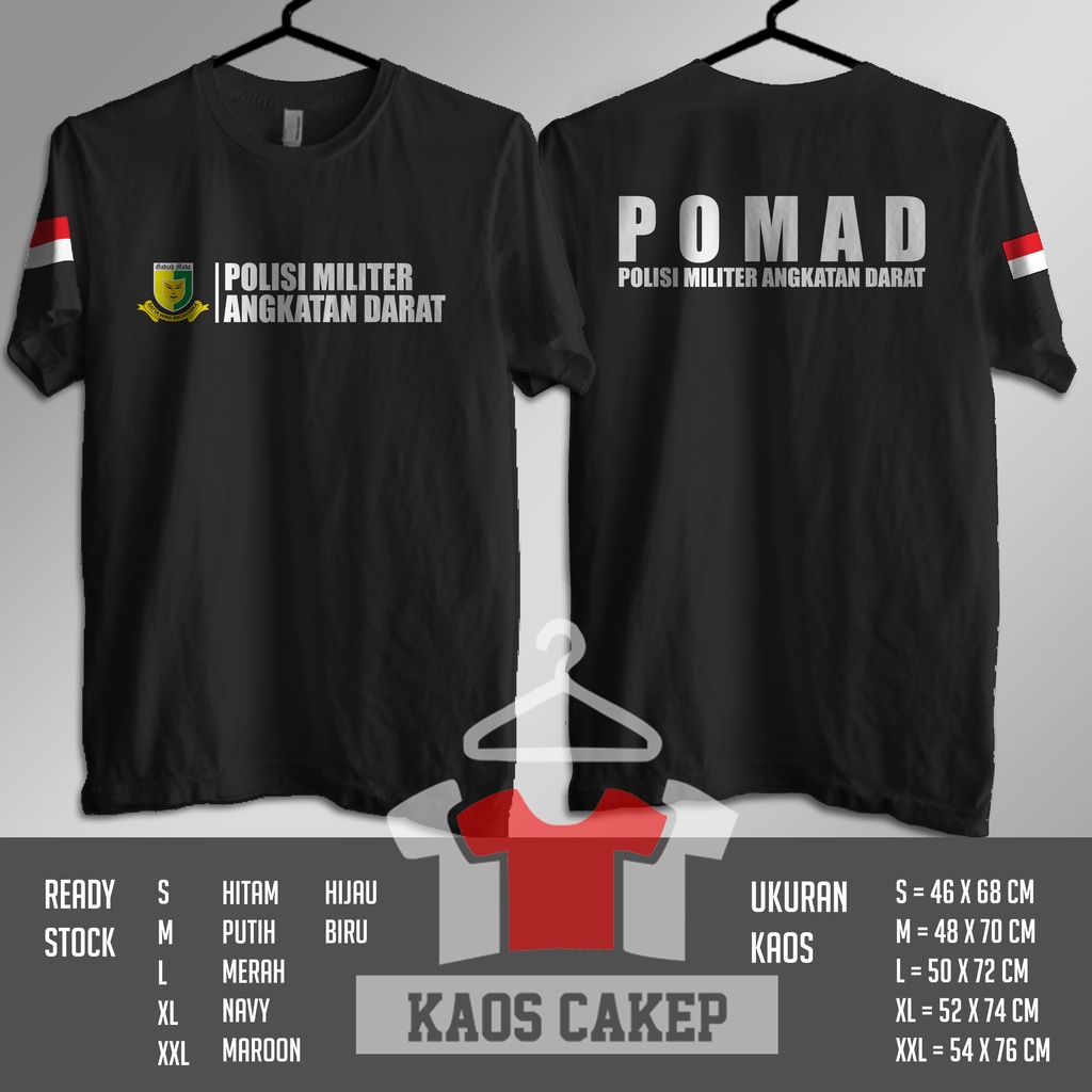Kaos POMAD Polisi Militer Angkatan Darat v2 Baju Distro