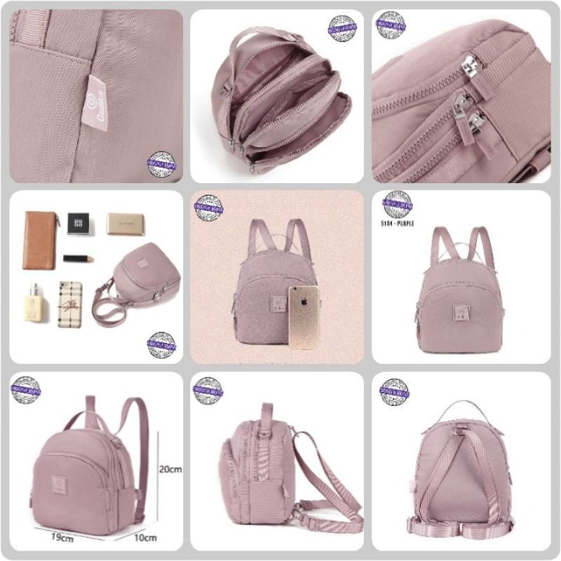 SALE GUDIKA Bag 5104 Original - Tas Ransel Mini Gudika Anti Air Bisa Selempang Fashionable Import - ransel - backpack - rangsel - punggung - leptop - laptop - sekolah - kuliah - kerja - pria - wanita - tas gudika bag - kekinian - tas cewek - tas murah