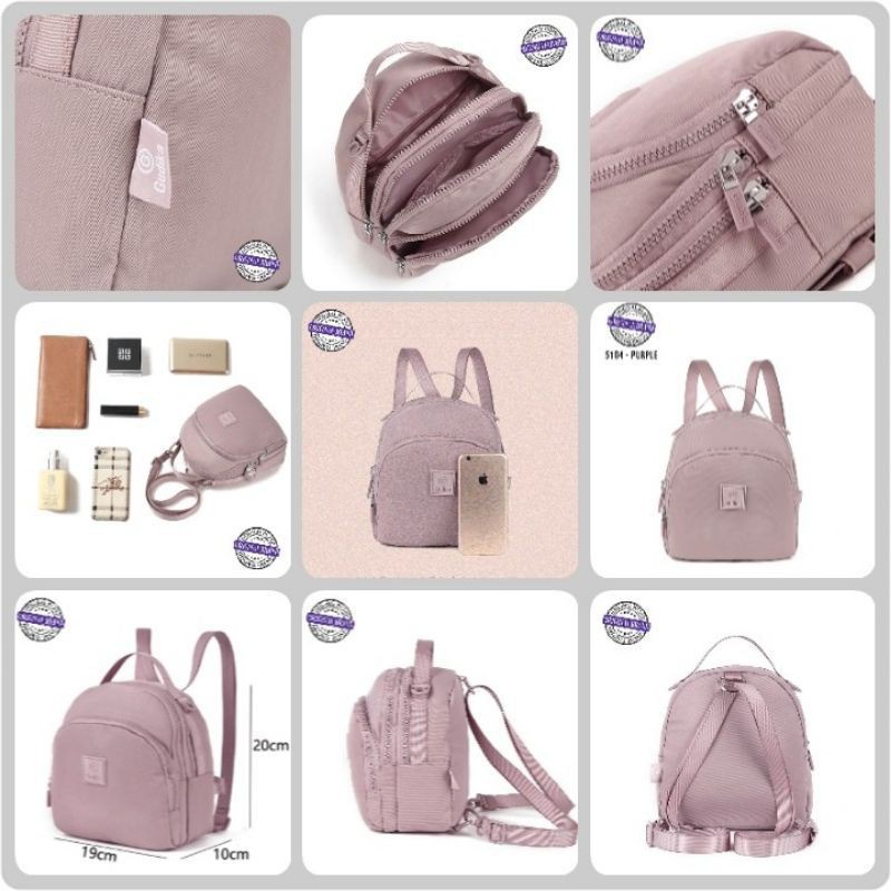 PROMO GUDIKA 5104 | Tas Selempang | Backpack Waterproof Wanita Tas Ransel Anti Air Import Original | Ransel Cewek | Ransel Perempuan | Tas Wanita