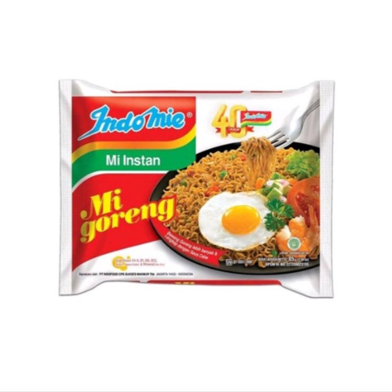 

Indomie Mie Instan Goreng 5 x 85 gram