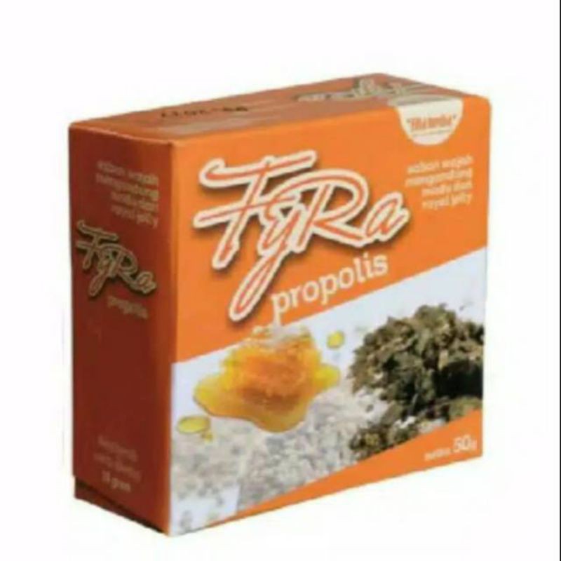 

FYRA PROPOLIS PLUS ROYAL JELLY sabun muka herbal berkwalitas menghaluskan, mengencangkan mencerahkan