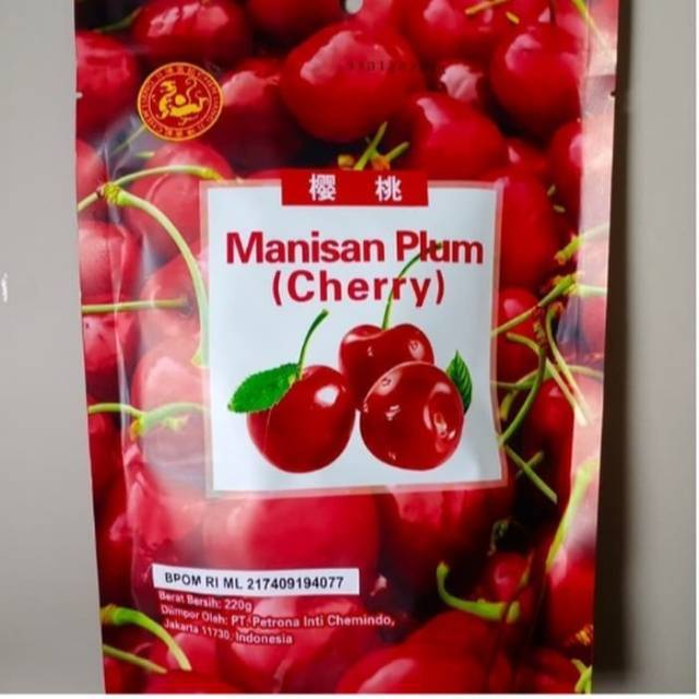 

Manisan Buah Plum Rasa Blueberry 200g