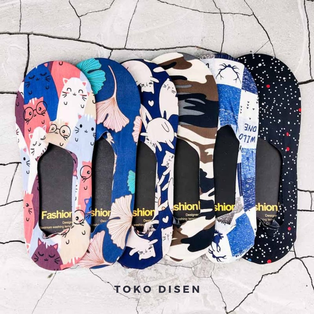 Kaos kaki hidden sock Figer anti stripping