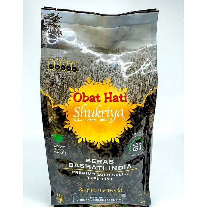 

Beras Basmati Shukriya 1 Kg Premium Gold Sella Mirip Abu Kass Kas