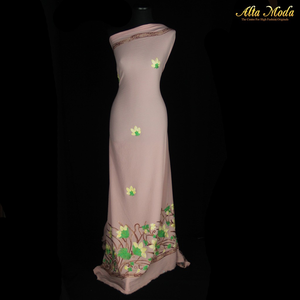 

Alta Moda Kain India Bubble Yellow Green Tulip Kuncup Pink (1M)