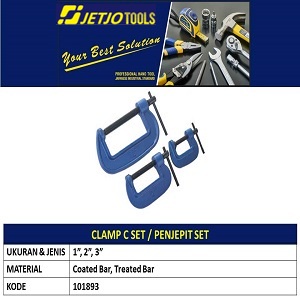 Clamp C Set JETJO TOOLS 101893 / Clamp C Set LAKONI PRO