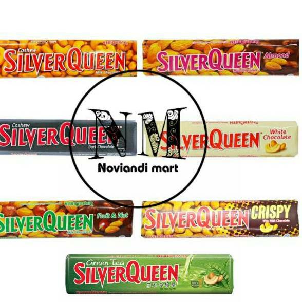 

(PROMO FNQ86) Silverqueen Mete 58gr/58gram /Silverqueen 58/ 65/62/62gram ✬