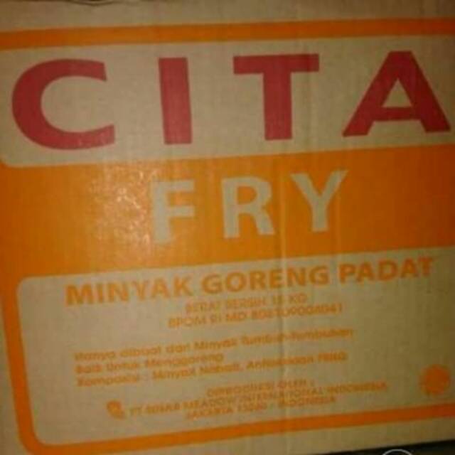 Minyak Padat Frying Fat Cita Fry Kemasan Repack 1 Kg Shopee Indonesia