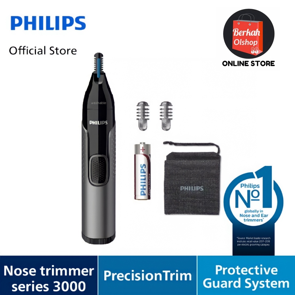 Berkah Oldshop 88 - Philips Nose Trimmer NT3650/16 Pencukur Bulu Hidung