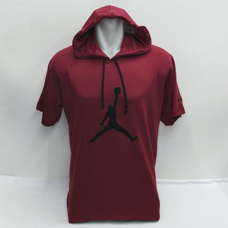 SWEATER HOODIE/JUMPER HOODIE LENGAN PENDEK/BORDIR