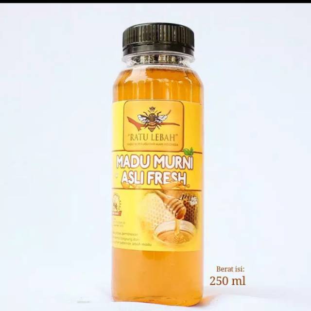 

Madu Murni 100% asli fresh 250ml madu mentah Raw Honey Natural Mellifera