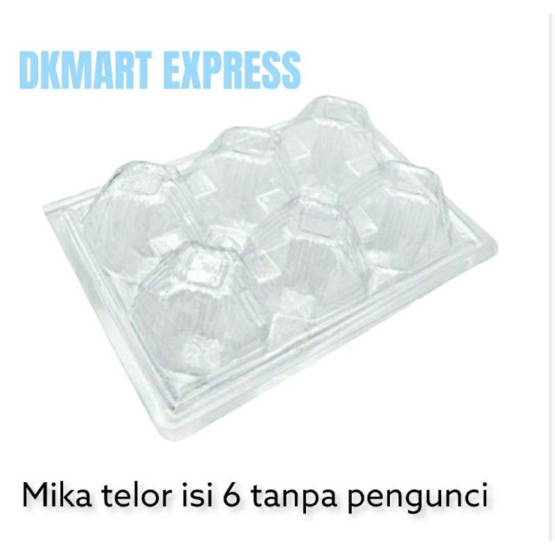 Mika 6 Telur NON Kancing / Mika Telur 6 Non Kancing / Mika Telur isi 6 / Tray Telur