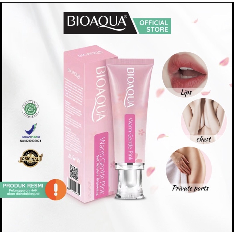 [ORI] Bioaqua Nenhong Pemerah Bibir Puting Alami Merawat dan Menjaga Kelembapan Bibir - BPOM 30 Gram