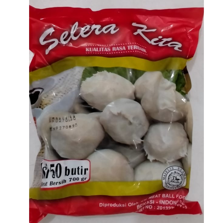 

Total_Frozen Bakso sapi Selera Kita isi 50 [ENAKK]