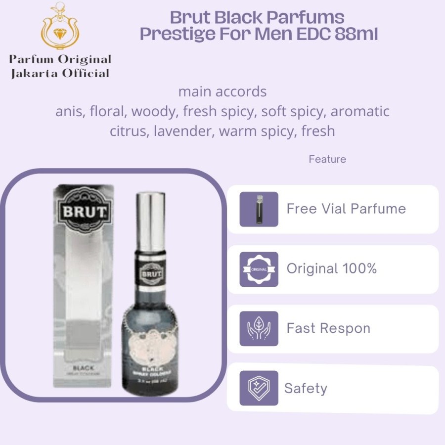 Parfum Parfume Perfume Asli Perawatan Kecantikan Original Import Branded Pria Laki Laki Cowok Brut B