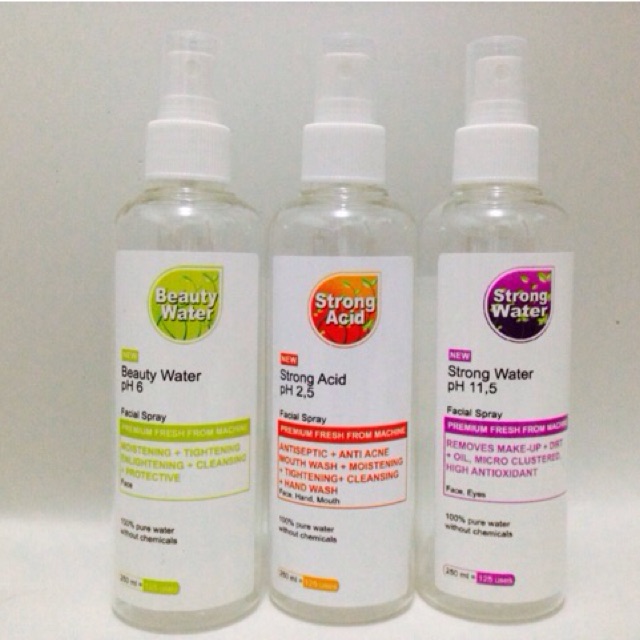 strong acid beauty water