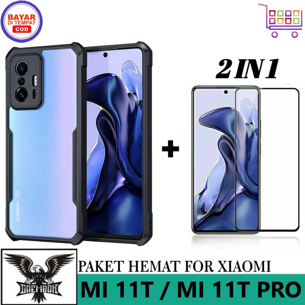 PROMO CASE XIAOMI MI 11T / 11T PRO FREE TEMPERED GLASS PREMIUM ANTI BEKAS SIDIK JARI