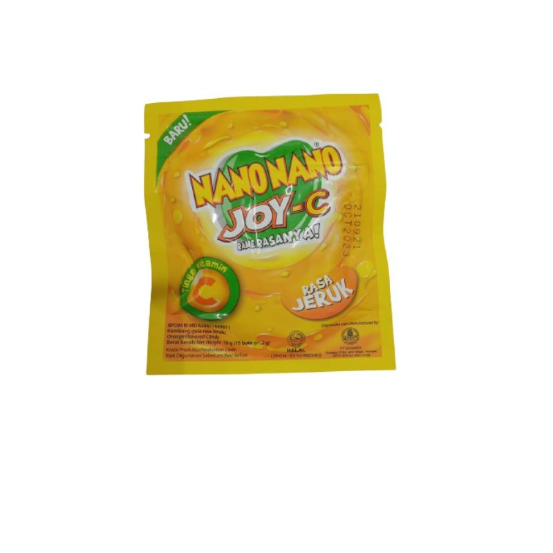 Permen NANO NANO JOY C candy isi 15 butir