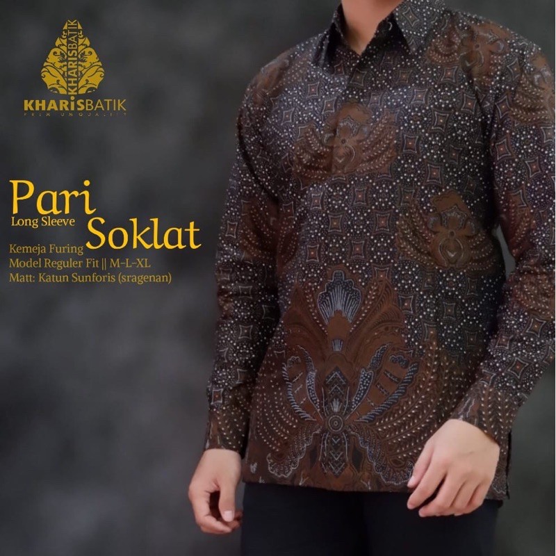 PARI SOKLAT Batik Modern Full Furing Katun Halus Size S-XXXL High Quality