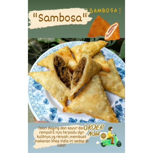 

Frozen food isi 10 pcs sambosa
