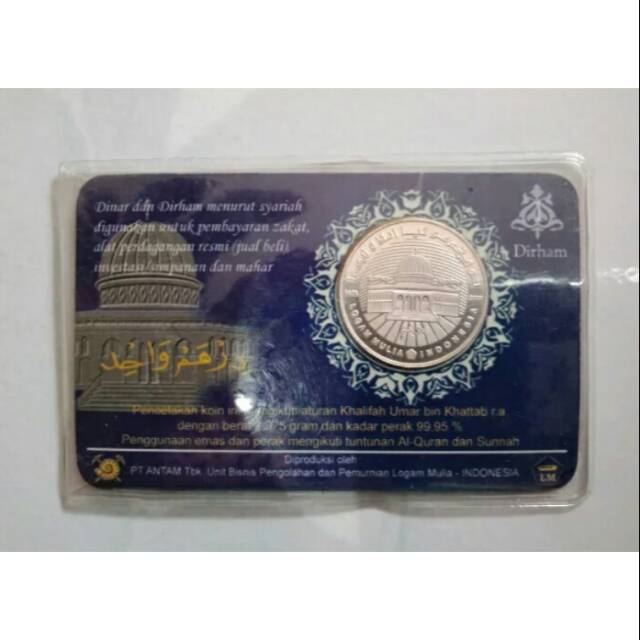 Koin 1 Dirham PT Antam.