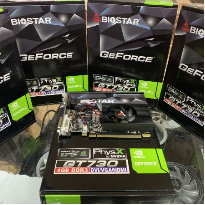 VGA BIOSTAR GT730 4GB DDR3 128 BIT - VGA GT 730 GT-730 4 GB