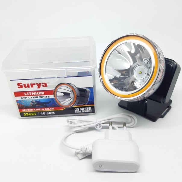 Surya SYH L335R Senter Kepala Super Terang / Headlamp Outdoor LED Waterproof