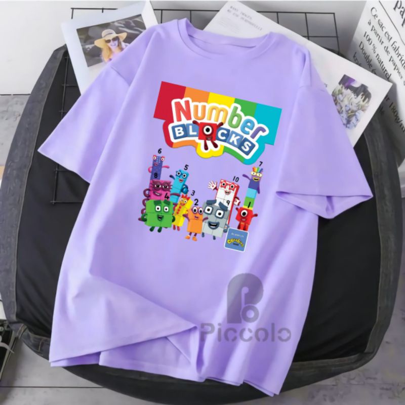 baju kaos anak nomber blockes