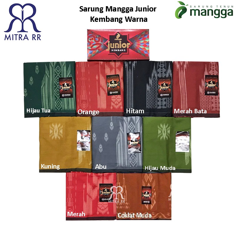 Sarung Anak Mangga Junior Kembang Warna