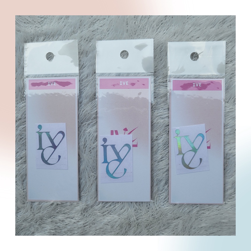 STIKER HOLOGRAM IVE