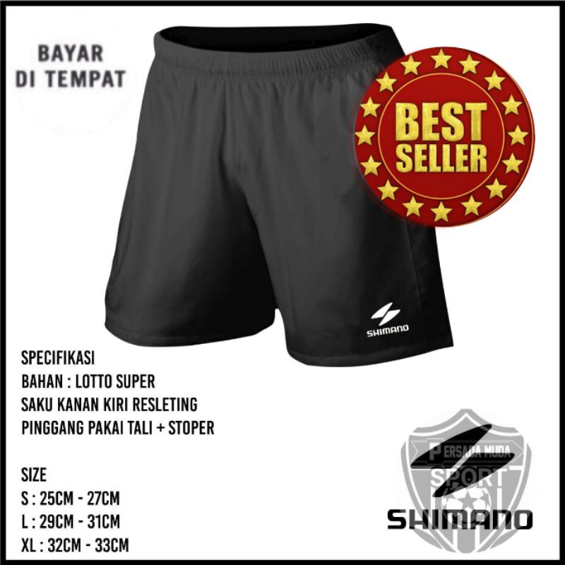 Celana pendek mancing - celana mancing murah - celana mancing hitam