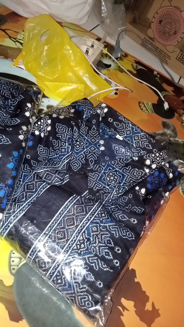 Wm>couple  Batik Couple Batik Keluarga Batik Toraja Biru Navy Batik Termurah Konveksi Sendiri