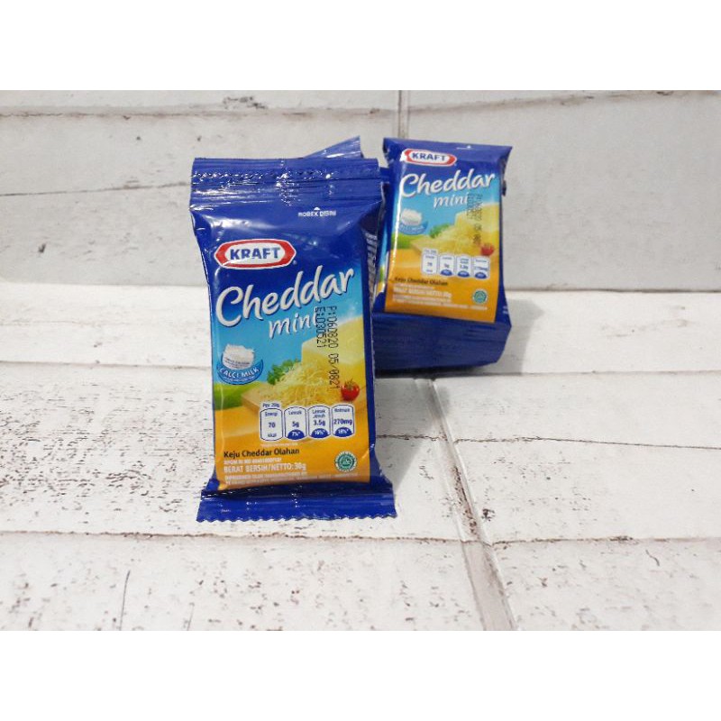 

Keju Kraft Cheddar Mini Cheese Kraft 30g