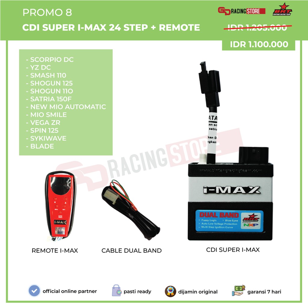 CDI Imax Super BRT 24 Step - Kawasaki Ninja 150 RR