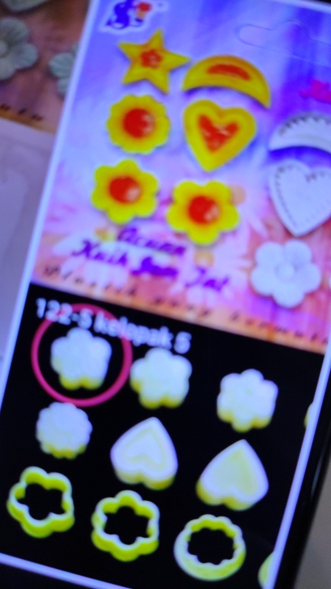 Acuan 122-10 Cetakan Kue Bunga Kelopak 10