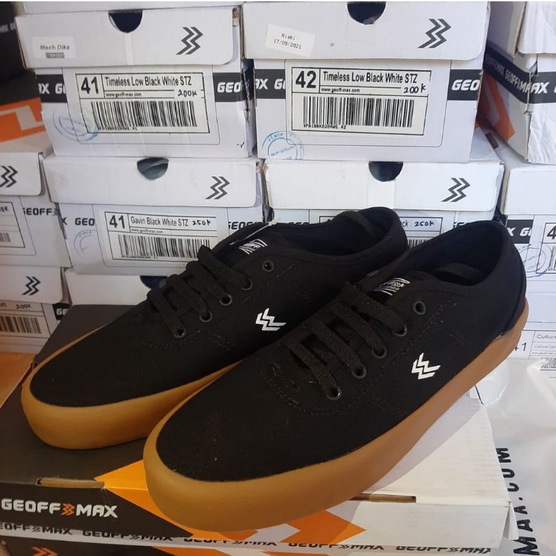 Geoff Max Official - Ethan Black Gum - ORIGINAL GEOFFMAX - Sepatu Pria