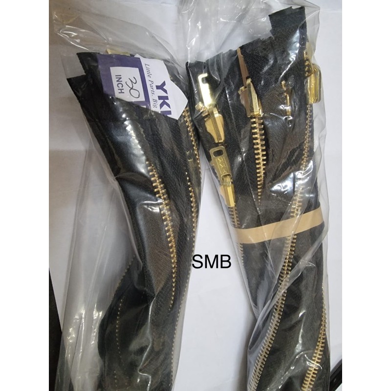 Ritsleting / resleting / zipper YKK RGOR-58 30 in (76cm) u/jaket kulit bolak balik 1DZ = 12PCS