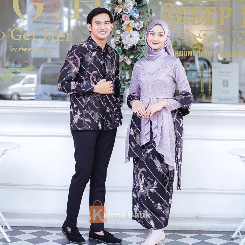 Kebaya Couple Modern Kebaya Wisuda Lamaran Baju Tunangan Batik Brukat Terbaru Baju Couple Pasangan Kondangan Terbaru 2022