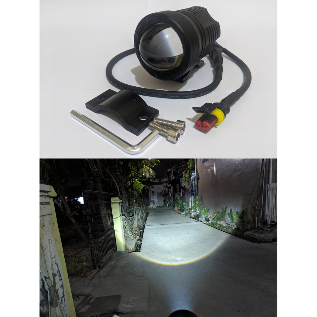 lampu tembak sorot led Kenzo KZ60 cut off waterproof