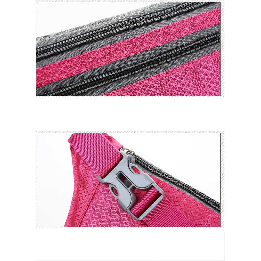 Tas Pinggang Pria Wanita Unisex Sport Waistbag Olahraga Gym Satu7an T16